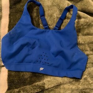 Blue fabletics sport bra